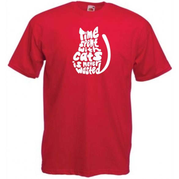 A macskákkal töltött idő... férfi rövid ujjú póló