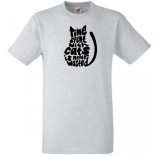 A macskákkal töltött idő... férfi rövid ujjú póló