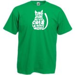 A macskákkal töltött idő... férfi rövid ujjú póló