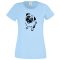 Mopsz, pug kutyus női rövid ujjú póló