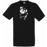 Pug, kedvenc eb, kutyus férfi rövid ujjú póló