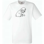 Kutyakölyök, puppy férfi rövid ujjú póló