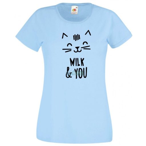 Milk and You cicabarátoknak női rövid ujjú póló