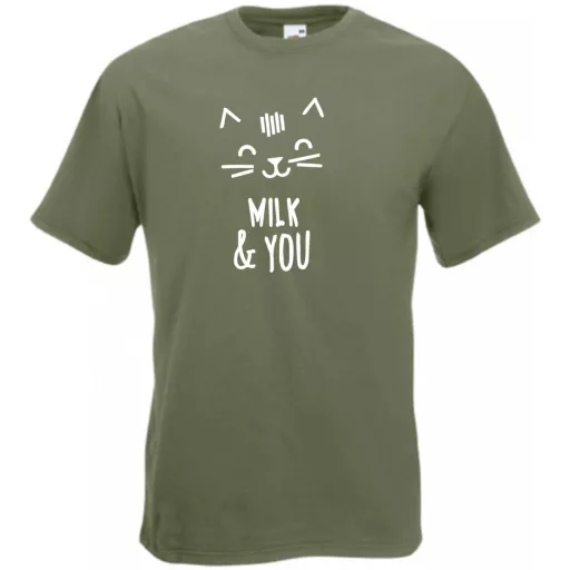 Milk and you, cicabarátoknak férfi rövid ujjú póló