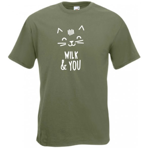 Milk and you, cicabarátoknak férfi rövid ujjú póló