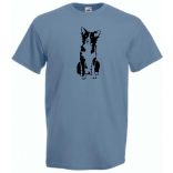 Border collie, kutyabarátoknak férfi rövid ujjú póló