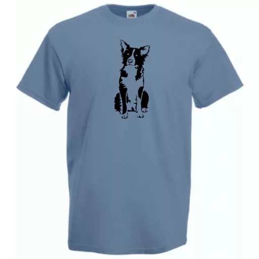 Border collie, kutyabarátoknak férfi rövid ujjú póló
