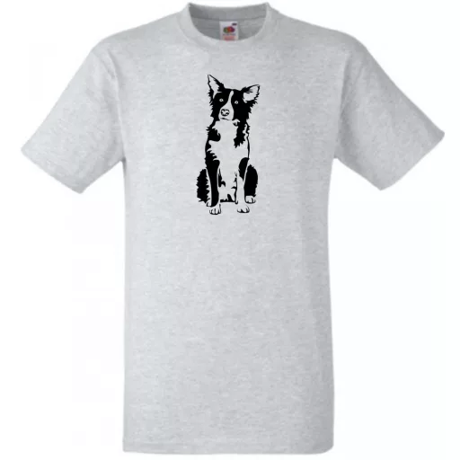Border collie, kutyabarátoknak férfi rövid ujjú póló