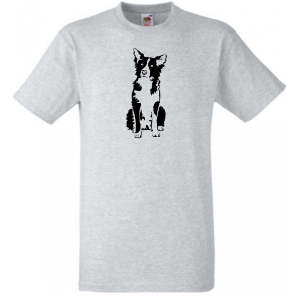 Border collie, kutyabarátoknak férfi rövid ujjú póló