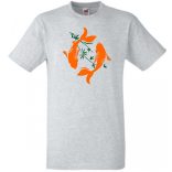 Koi ponty, brokátponty, díszhal férfi rövid ujjú póló