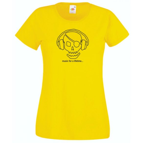 Zene egy életen át... női rövid ujjú póló