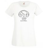 Zene egy életen át... női rövid ujjú póló