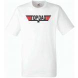 Top dad, a legjobb apa férfi rövid ujjú póló