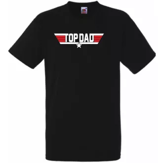 Top dad, a legjobb apa férfi rövid ujjú póló