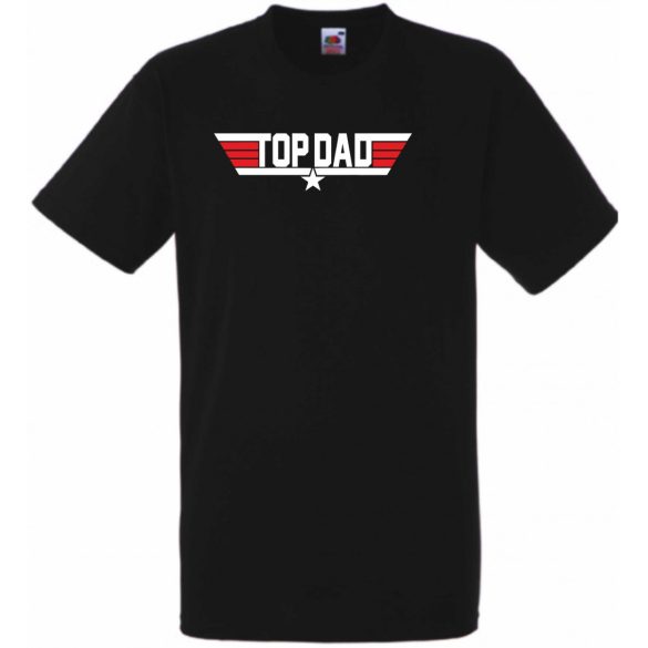 Top dad, a legjobb apa férfi rövid ujjú póló