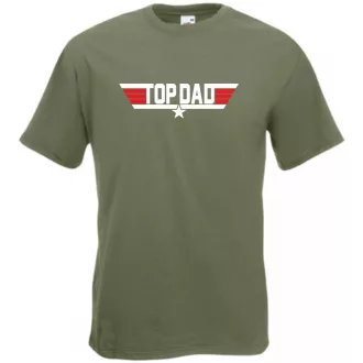 Top dad, a legjobb apa férfi rövid ujjú póló