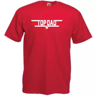 Top dad, a legjobb apa férfi rövid ujjú póló