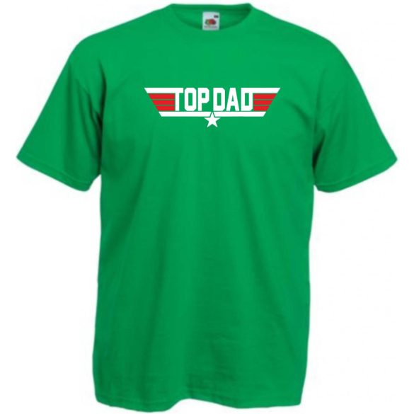 Top dad, a legjobb apa férfi rövid ujjú póló