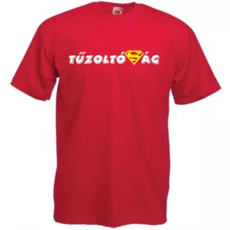 Tűzoltóság, szuper tűzoltók férfi rövid ujjú póló