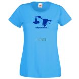 Gólya hozza..., babára várva női rövid ujjú póló