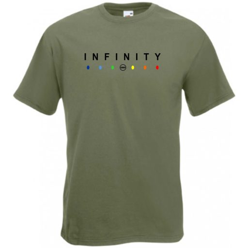 Végtelen háború, hősök férfi rövid ujjú póló