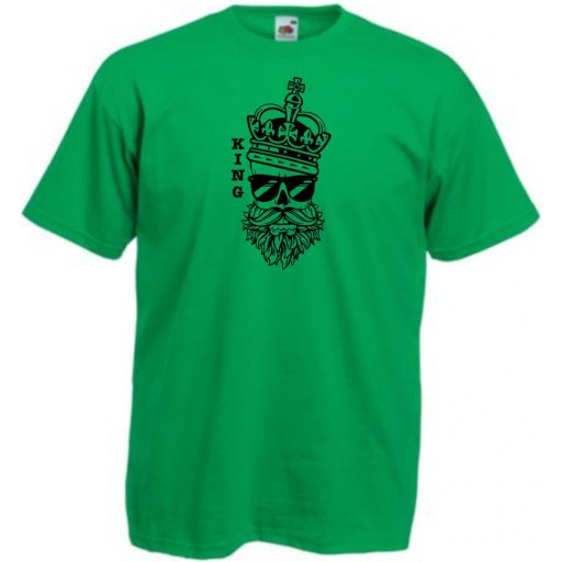 King, király férfi rövid ujjú póló