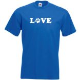 Love paw, mancs szerelem férfi rövid ujjú póló
