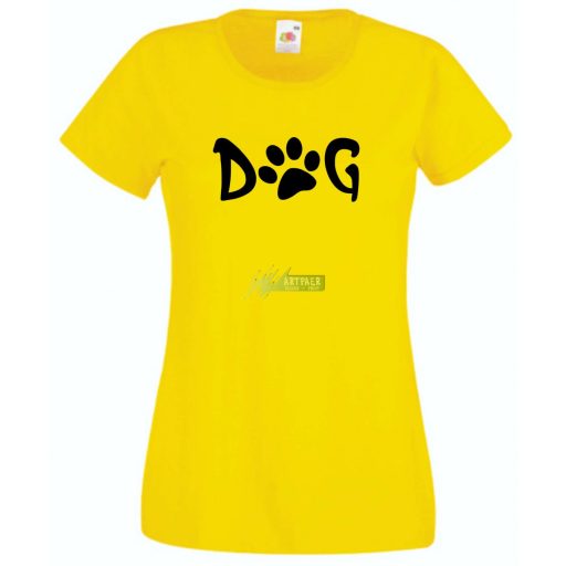 kutyabarát női rövid ujjú póló