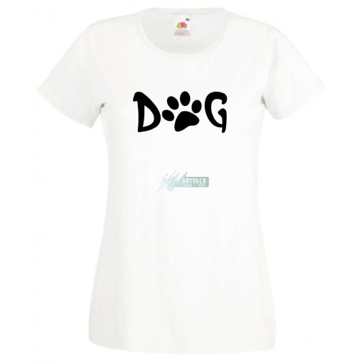 kutyabarát női rövid ujjú póló