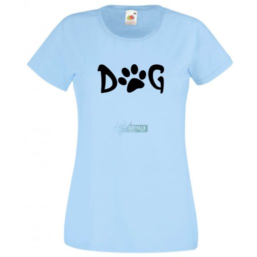 kutyabarát női rövid ujjú póló