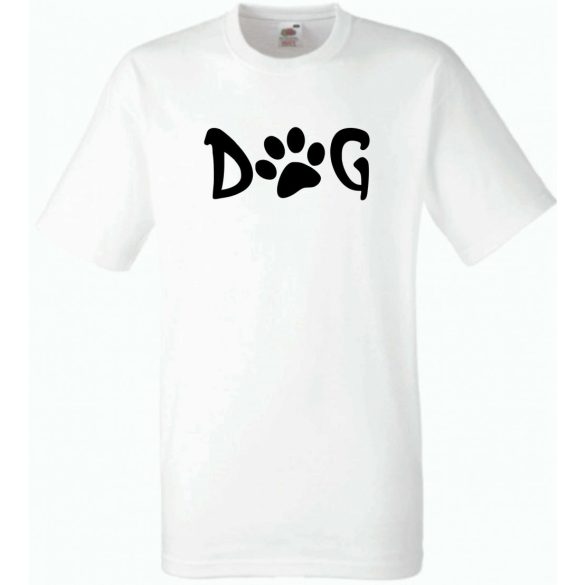 kutya, kutyabarát, gazdi férfi rövid ujjú póló