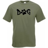 kutya, kutyabarát, gazdi férfi rövid ujjú póló