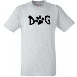 kutya, kutyabarát, gazdi férfi rövid ujjú póló