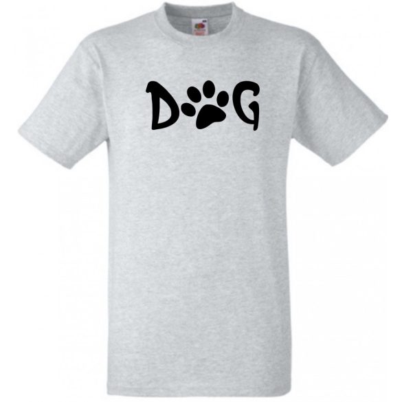 kutya, kutyabarát, gazdi férfi rövid ujjú póló