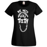 harapós anyáknak, t-rex mami női rövid ujjú póló