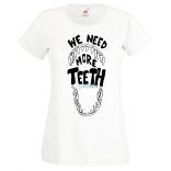 harapós anyáknak, t-rex mami női rövid ujjú póló