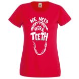 harapós anyáknak, t-rex mami női rövid ujjú póló