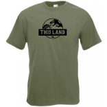 Dinoföld, dinoland póló férfi rövid ujjú póló