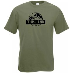 Dinoföld, dinoland póló férfi rövid ujjú póló