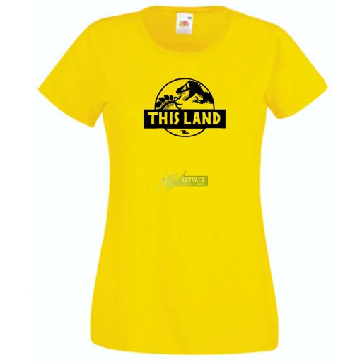 Dino föld, Dino park női rövid ujjú póló