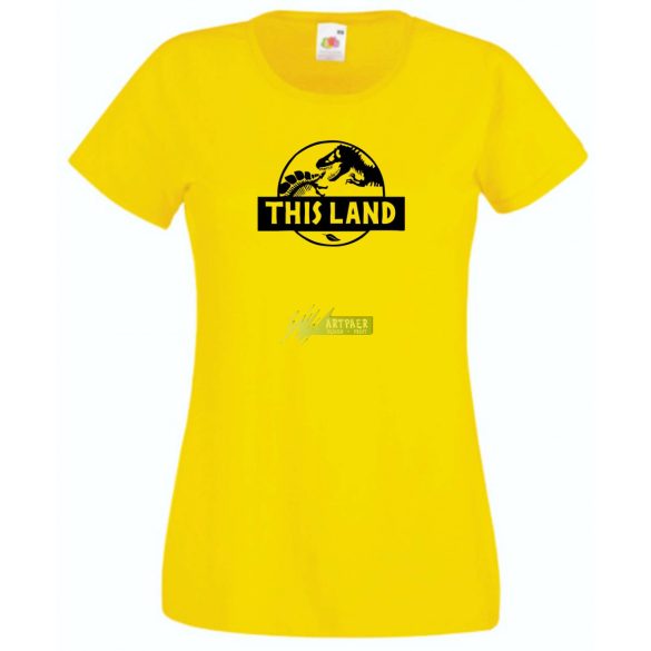 Dino föld, Dino park női rövid ujjú póló