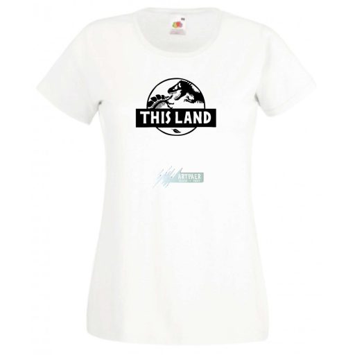 Dino föld, Dino park női rövid ujjú póló