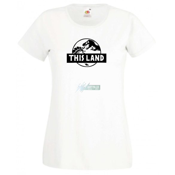 Dino föld, Dino park női rövid ujjú póló