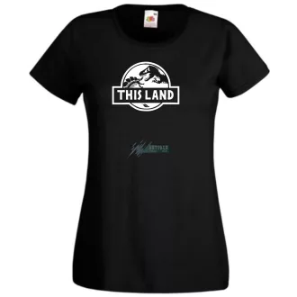 Dino föld, Dino park női rövid ujjú póló