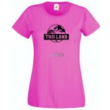 Dino föld, Dino park női rövid ujjú póló