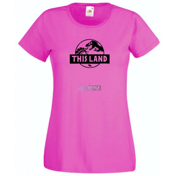 Dino föld, Dino park női rövid ujjú póló