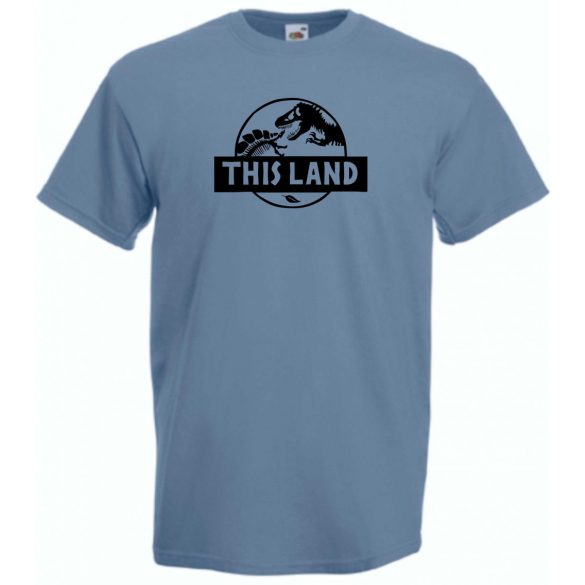 Dinoföld, dinoland póló férfi rövid ujjú póló