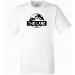 Dinoföld, dinoland póló férfi rövid ujjú póló