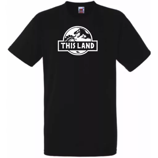 Dinoföld, dinoland póló férfi rövid ujjú póló
