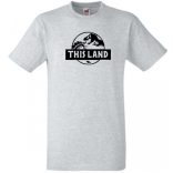 Dinoföld, dinoland póló férfi rövid ujjú póló